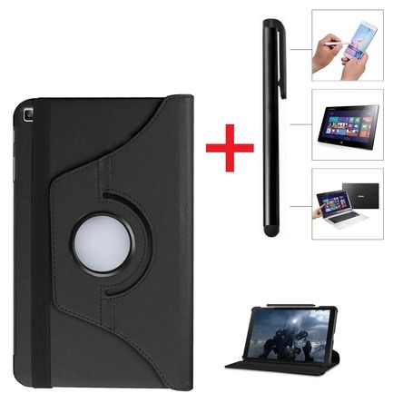 Funda Case de Cuero Giro 360° + Lapiz Tactil para Samsung Tab S6 Lite 10.4