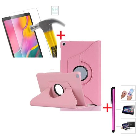 Funda Giratoria + Mica Vidrio + Lapiz Tactil Para Samsung Tab A 8.0 2019 SM-T290 CASE Y COVERS