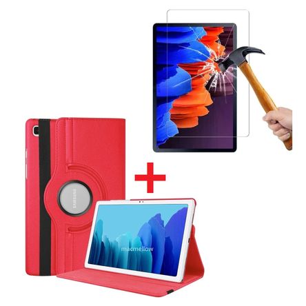 Funda Case Giratoria + Mica Vidrio Templado Para Samsung Tab A7 10.4 SM-T500  CASE Y COVERS