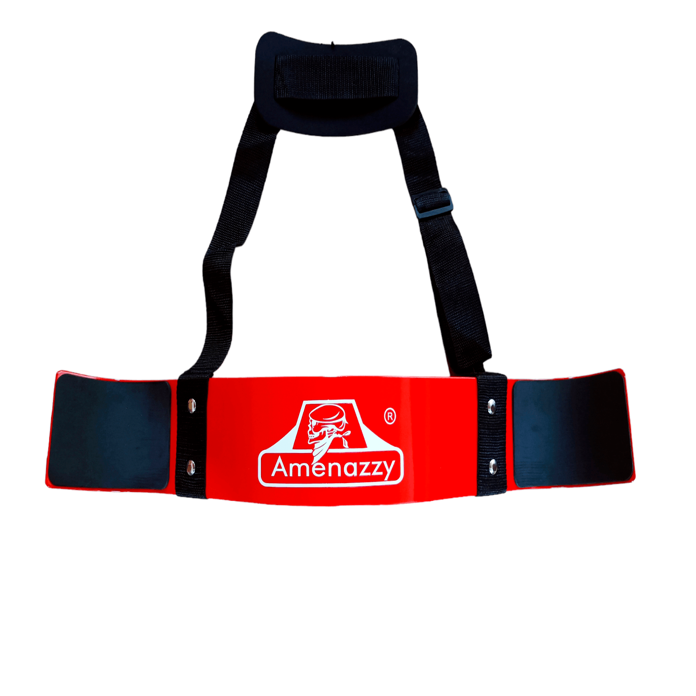 Arm Blaster Cinturón Soporte Aislador Biceps Brazos Rojo