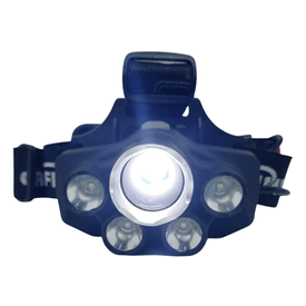 Linterna Frontal Cafini Recargable + Luz Azul Zoom L7624C - Promart