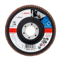 Disco Flap Plano para metal 4.5"" Grano 40 Bosch
