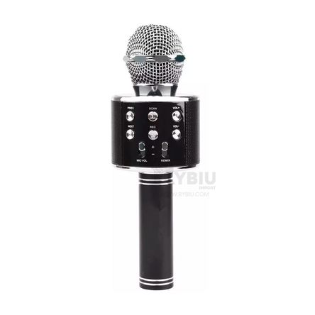 Micrófono Karaoke Para la Familia Negro RYBIU IMPORT