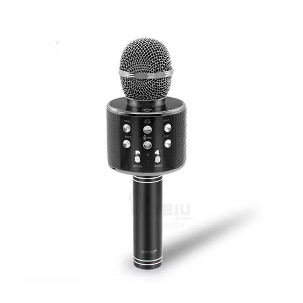 Micrófono Negro Bluetooth Micrófono Negro Bluetooth