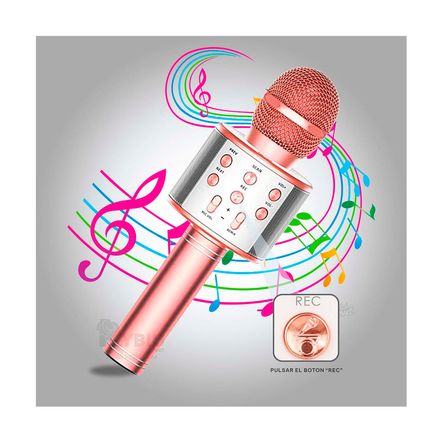 Microfono Rosado Karaoke Niños - Promart