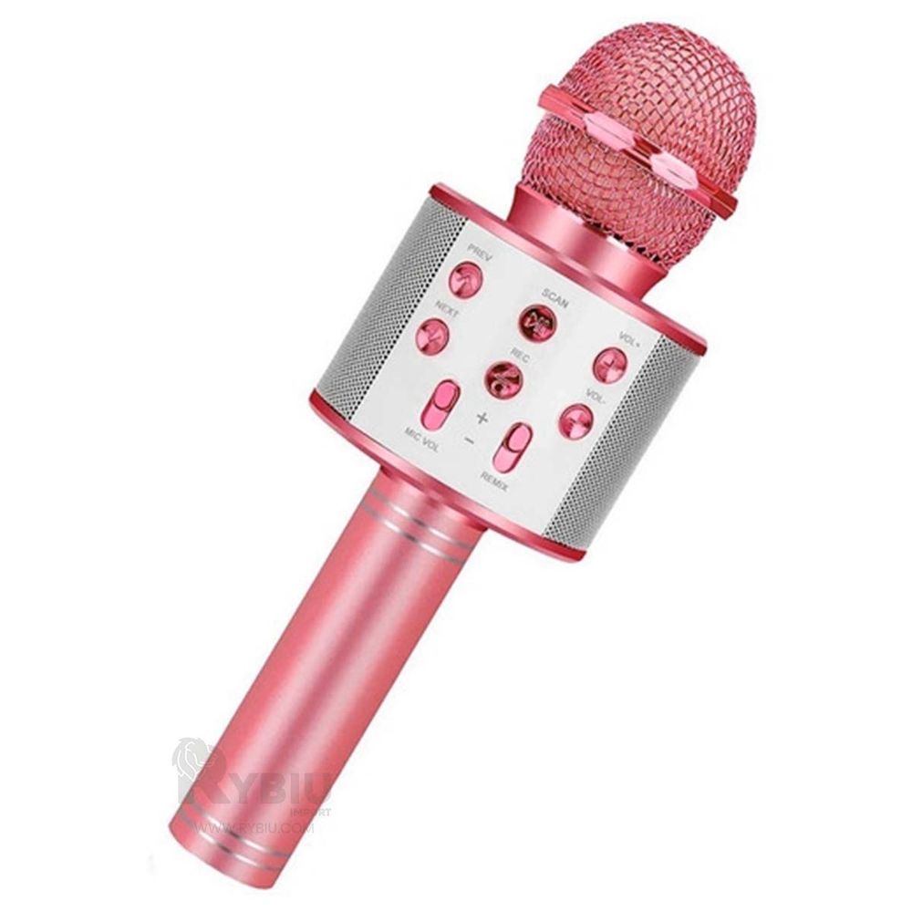 Microfono Rosado Colorido para Karaoke Microfono Rosado Colorido para Karaoke