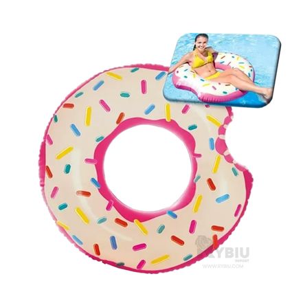Salvavidas Inflable Flotador Rosquilla, Donut, Dona 107 cm