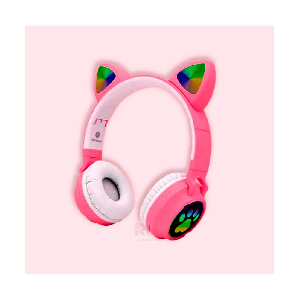 Audifono Cat Bluetooth Color Fucsia Audifono Cat Bluetooth Color Fucsia