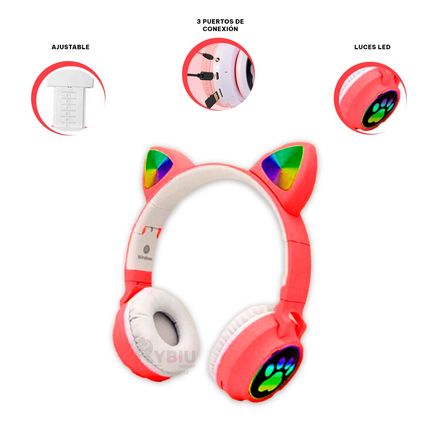 Audifono Diadema Bluetooth Color Rojo Audifono Diadema Bluetooth Color Rojo