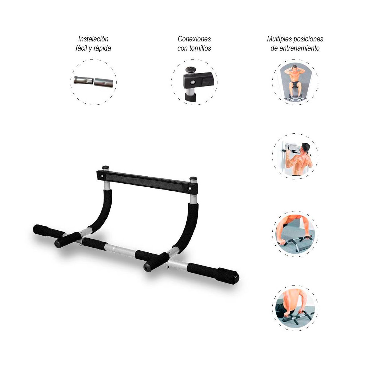 Barra de Entrenamiento Multifuncional 92 cm