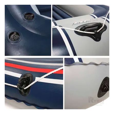 Bote Inflable Treck X3 Set Bestway 307 cm x 126 cm Bote Inflable Treck X3 Set Bestway 307 cm x 126 cm