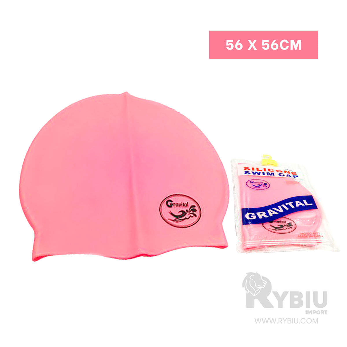 Silicon Gorro de Natacion Rosado