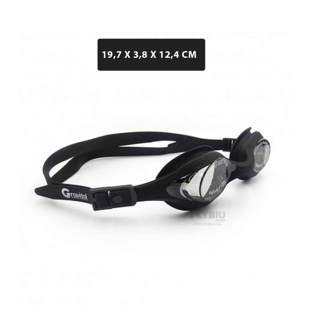 Lentes Natación Full HD + Protección UV Negro - Promart