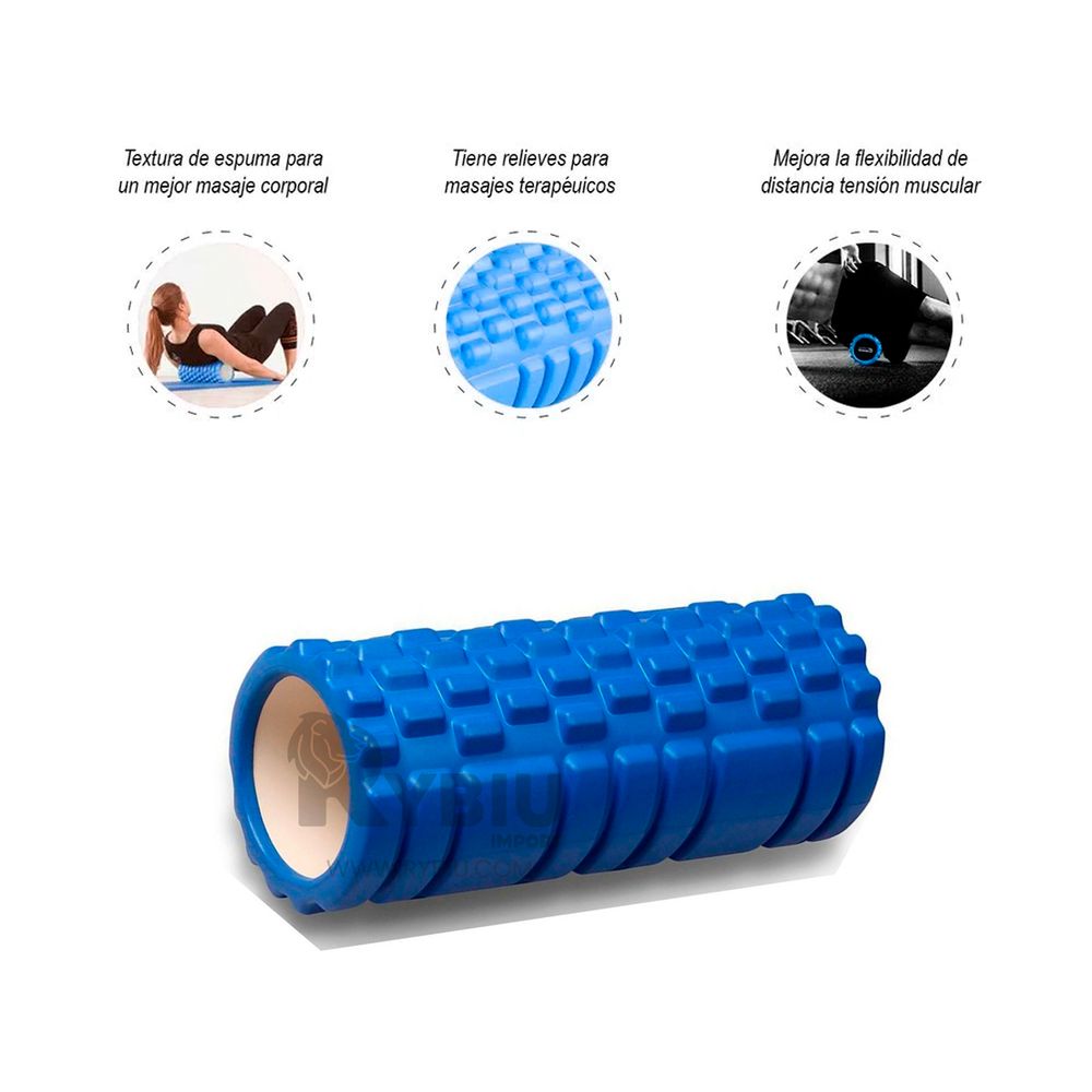 Foam Roller Yoga Masaje - 45 x 15cm