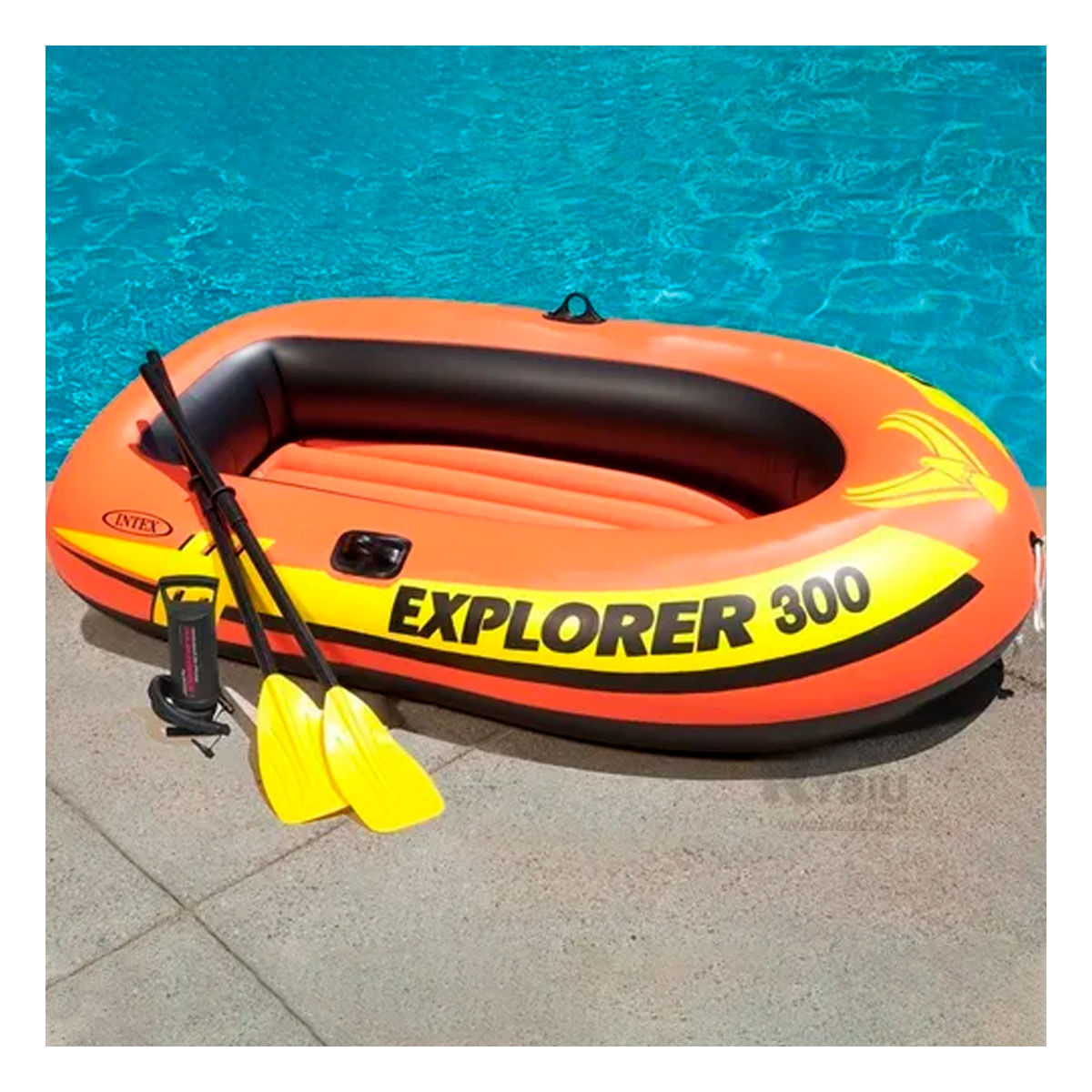Intex  Bote Inflable Modelo Explorer con inflador y remos