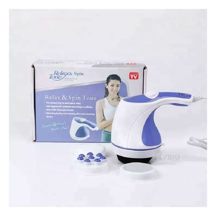 Masajeador Relajar Musculos y Tonificar Blanco Azul Masajeador Relajar Musculos y Tonificar Blanco Azul