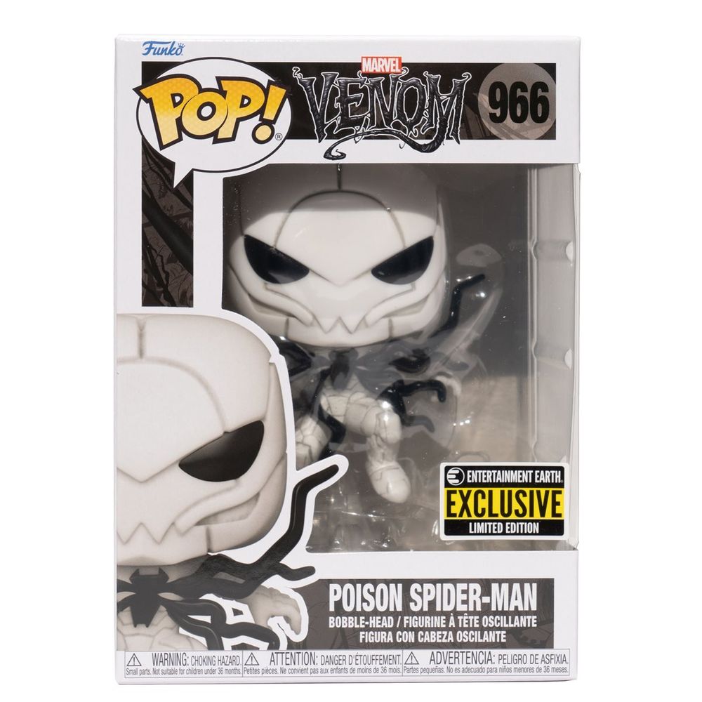 Funko Pop! Marvel Venom Poison Spider-Man Entertainment Earth Exclusive ...
