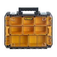 Organizador con tapa transparente Tstak Dewalt
