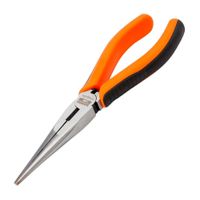Alicate Bahco Modelo 2470 G160 Semiredondo de Acero Naranja