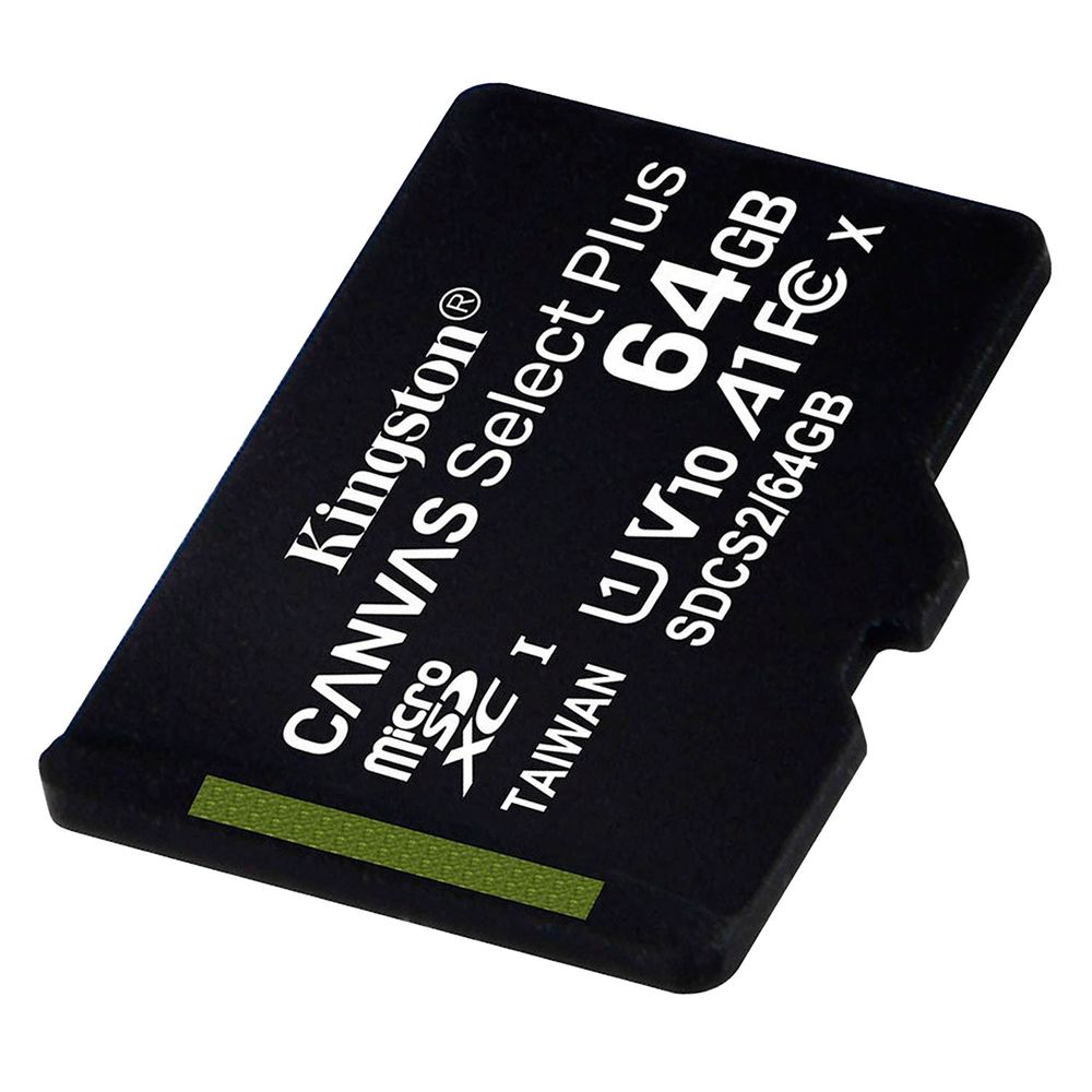 KINGSTON MEMORY CARD SDCS2-MICRO 64GB CANVAS SELECT PLUS SDCS2/64GB