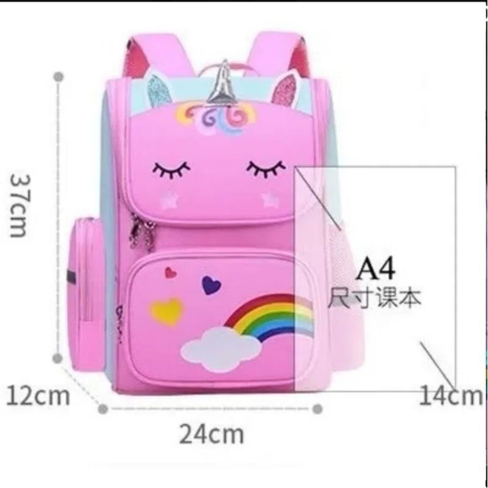 Mochila Niña Kawaii Unicornio - Promart