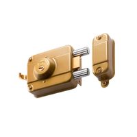 Cerradura de Sobreponer Alta Seguridad Cantol Modelo Super 990 en Color Oro