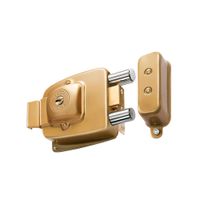 Cerradura de Sobreponer Alta Seguridad Cantol Máxima 1100 en Color Oro de Acero
