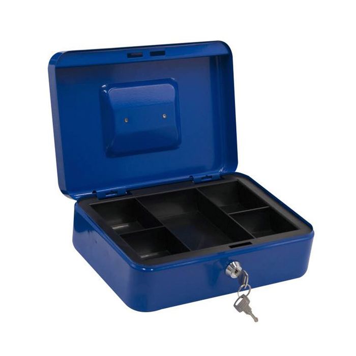 Caja de Seguridad Werken Modelo C200M5BK Azul de Acero/Plástico