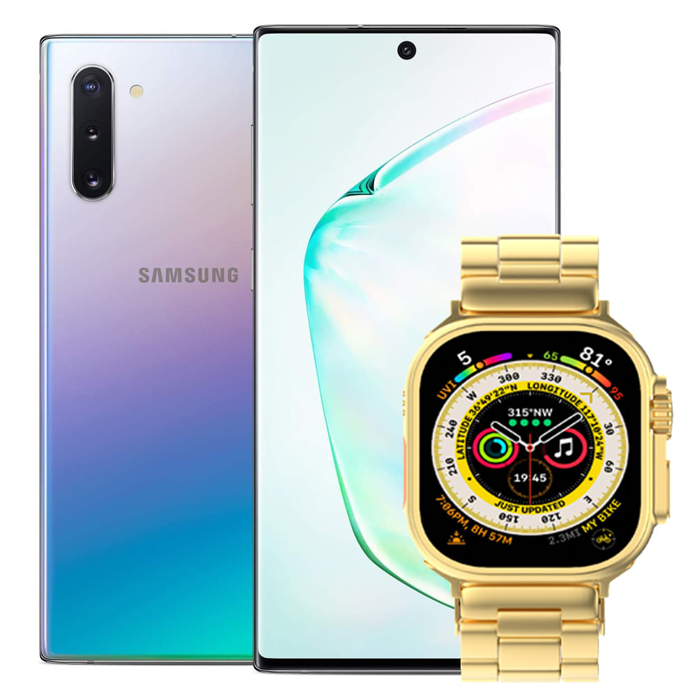 Celular Samsung Galaxy Note 10 256GB - Aura Glow + Smartwatch (Obsequio)