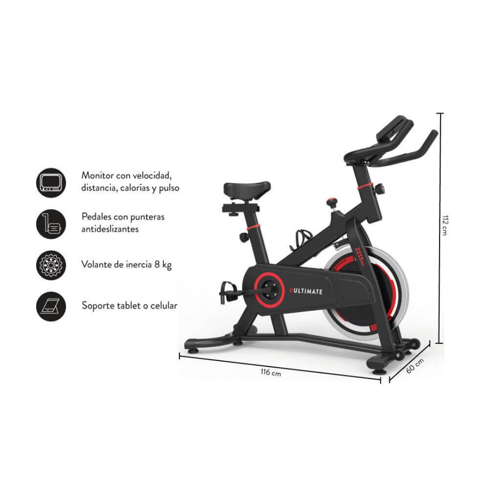 Bicicleta spinning con discount amortiguador