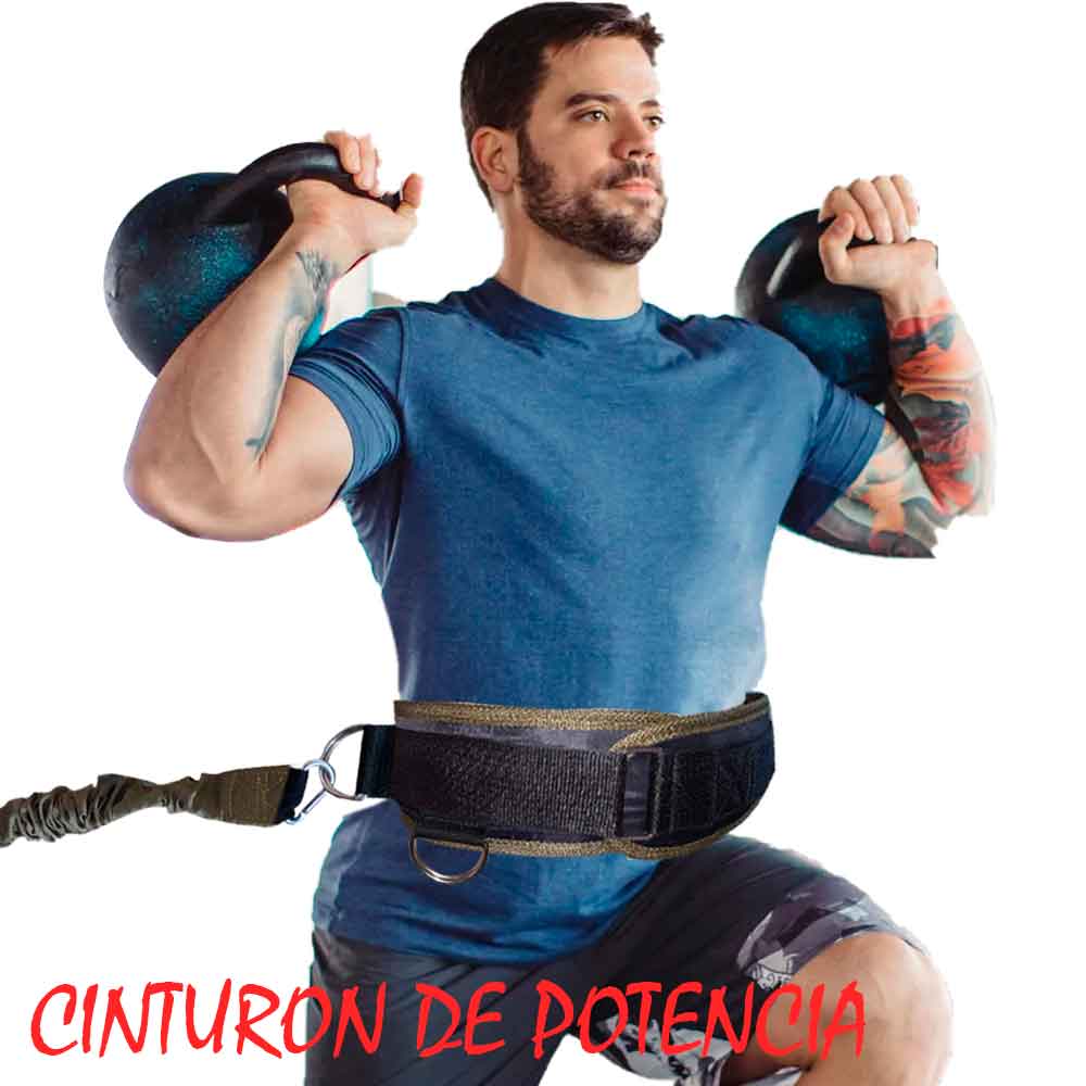Cinturón Correa de Potencia Dhark Color Negro Talla XXL.