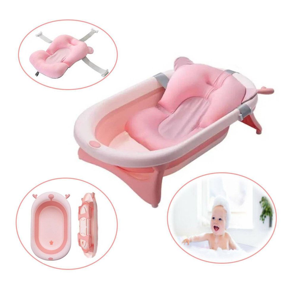 Tina de baño para bebé rosado
