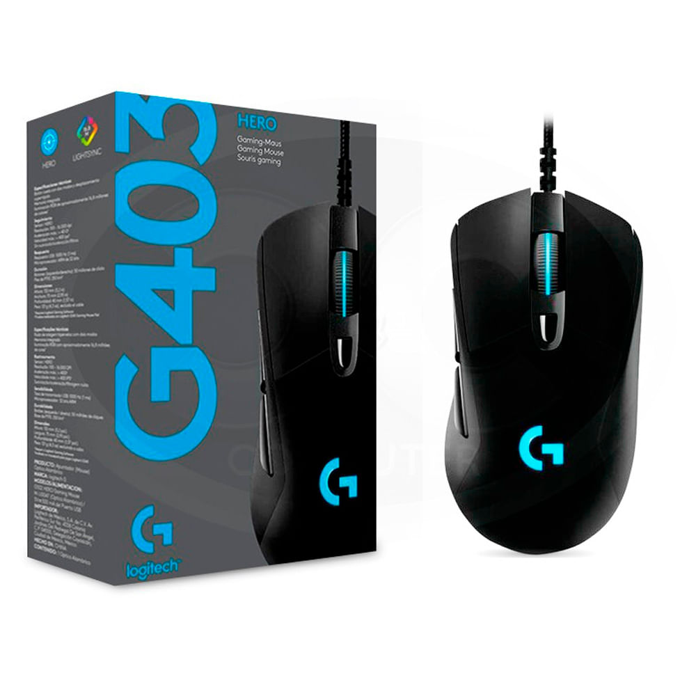 Mouse Gamer Logitech G502 HERO Black - Promart