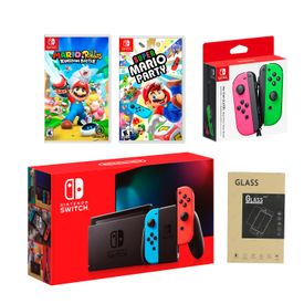 Nintendo-Switch-2019-Neon-Bateria---Combo-Mario-Party---Mario-Rabbids---Lamina