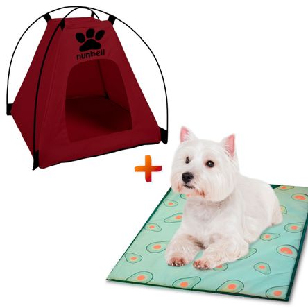 Colchoneta Cama para Perros D56 Palta Y Casa Carpa Plegable Portátil GD Sashija