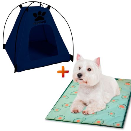 Colchoneta Cama para Perros D56 Palta Y Casa Carpa Plegable Portátil AZ Sashija