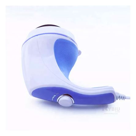 Masajeador con Malla Protectora Blanco Azul Masajeador con Malla Protectora Blanco Azul