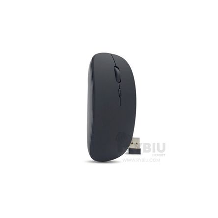 Mouse Inalambrico Slim Negro RYBIU IMPORT