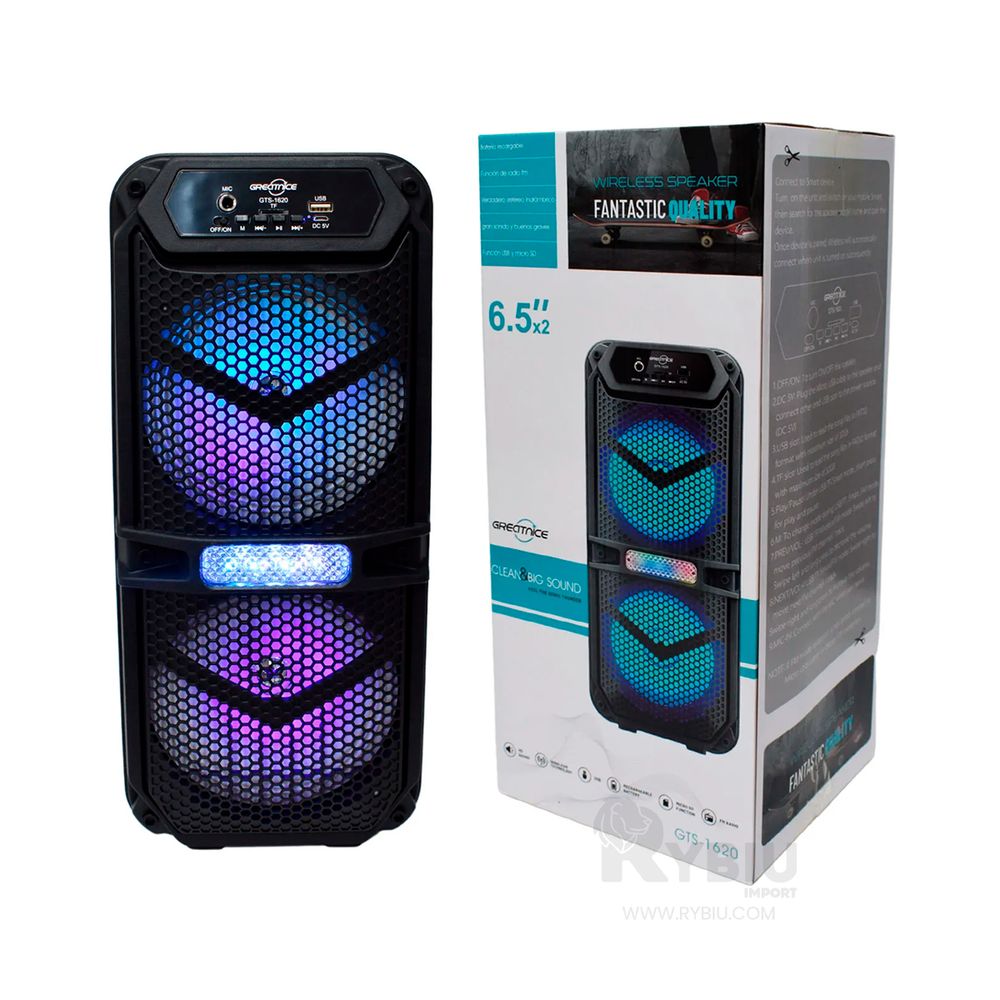 Parlante con Sonido Envolvente Bluetooth GTS-1620 Parlante con Sonido Envolvente Bluetooth GTS-1620
