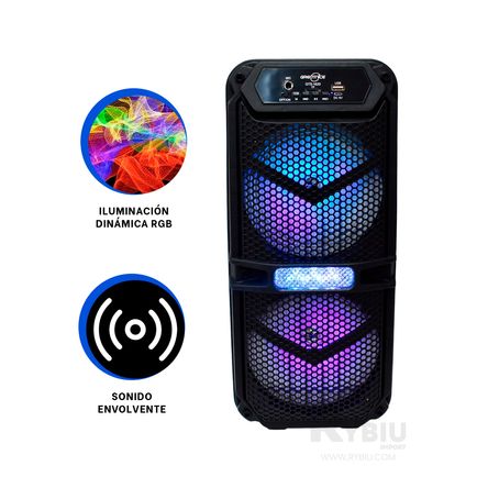 Parlante Portatil con Bluetooth de Clase Charge Negro Parlante Portatil con Bluetooth de Clase Charge Negro