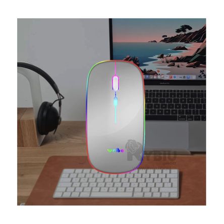 Mouse Inalambrico para Videojuegos de Color Gris RYBIU IMPORT