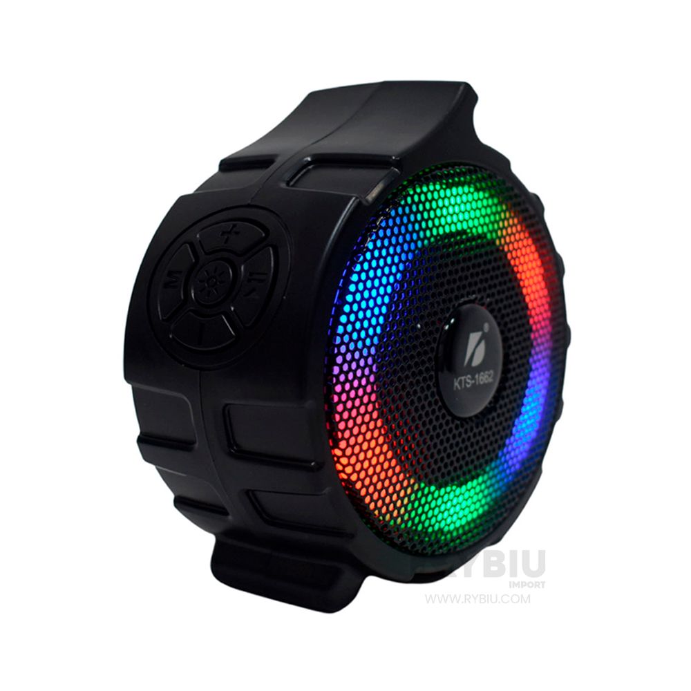 Equipo de Sonido con Luces Led Variadas Negro KTS-1662 Equipo de Sonido con Luces Led Variadas Negro KTS-1662
