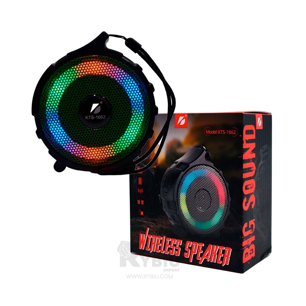 Equipo de Sonido Portatil con Bluetooth Negro KTS-1662 Equipo de Sonido Portatil con Bluetooth Negro KTS-1662