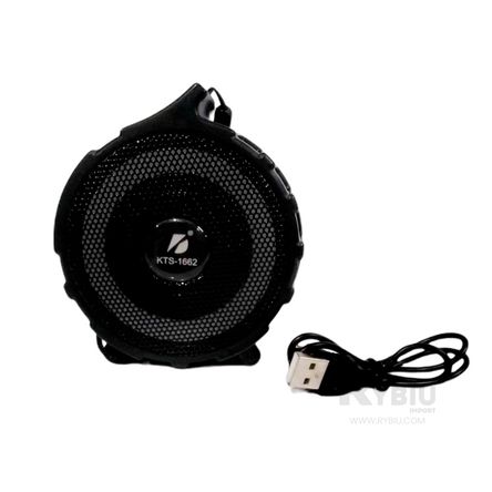 Parlante Bluetooth Portatil KTS Color Negro KTS-1662 RYBIU IMPORT