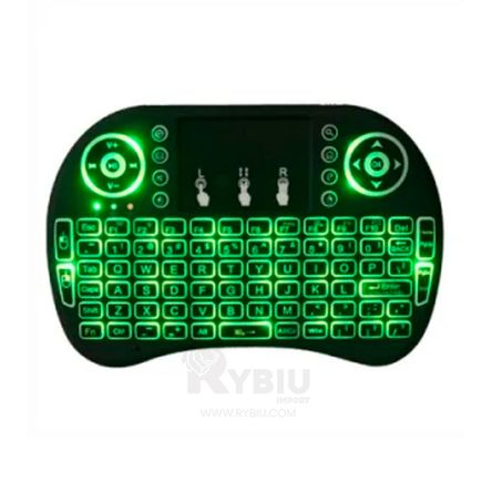 Mini Teclado Inalambrico con Mouse de Color Verde RYBIU IMPORT