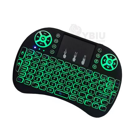 Mini Teclado Inalambrico con Color Verde y Mouse RYBIU IMPORT