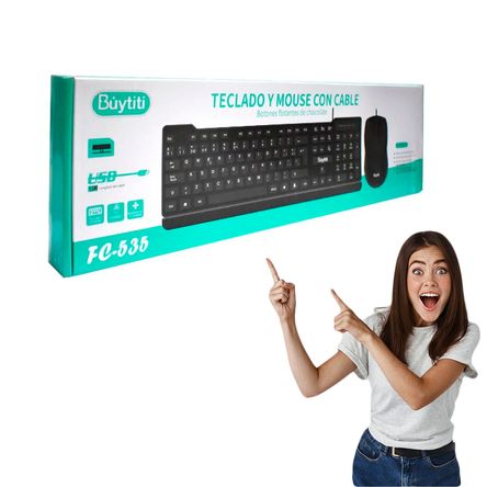 Kit de Escritorio Incluye Teclado y Mouse Kit de Escritorio Incluye Teclado y Mouse