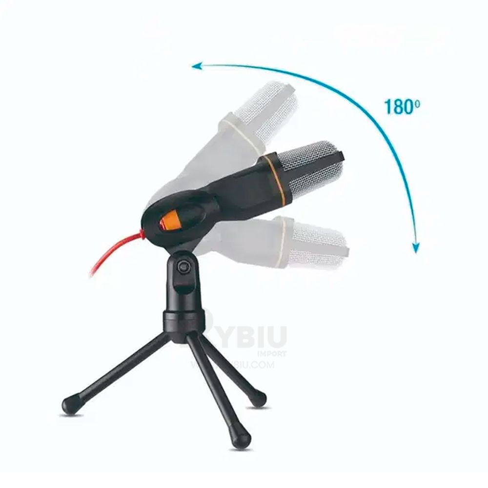 Microfono Negro Mediano SF-666 con Condensador para Celular Microfono Negro Mediano SF-666 con Condensador para Celular