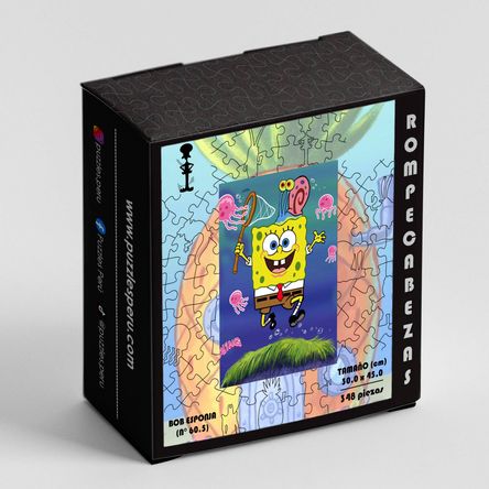 Rompecabezas Puzzles Peru Bob Esponja COD605 348 Piezas