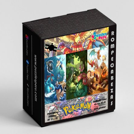 Rompecabezas Puzzles Peru Pokemon  COD3112 379 Piezas